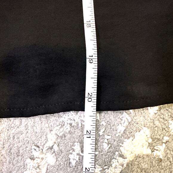 Aritzia‎ Babaton Women's Black Collarless Button Down Blouse Cropped Small - Picture 7 of 9